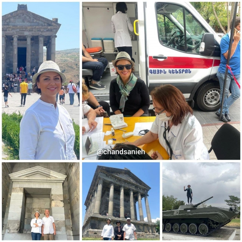 یک بازیگر ایرانی در ارمنستان